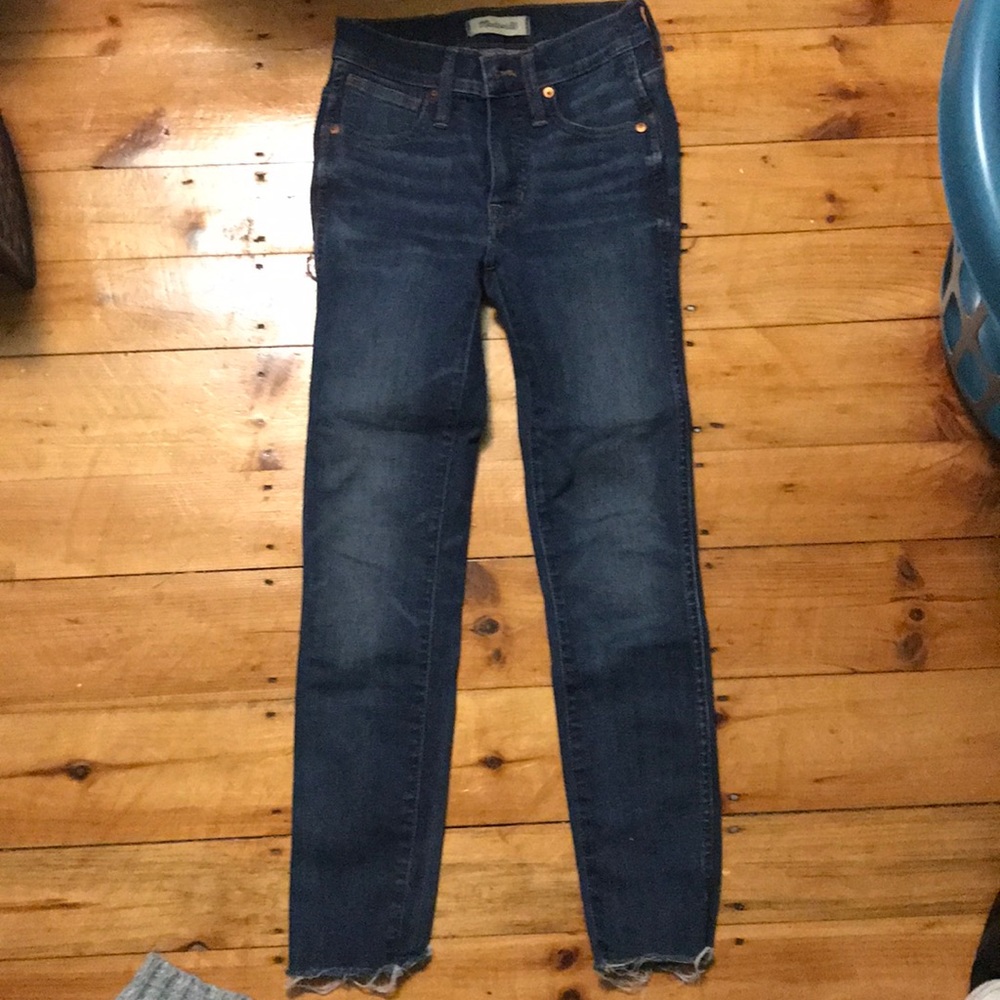 Madewell high rise skinny jeans